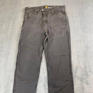 Carhartt 102291 Gray Utility Carpenter Pants Men’s 32x30 Relaxed Fit Workwear